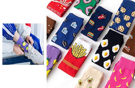 Calcetines de Skate Felices 10 Pares Calcetines de Mujer Divertidos Dibujos Animados Calcetines de Skate Felices 10 Pares Calcetines de Mujer Divertidos Dibujos Animados