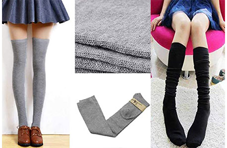 Calcetines Largos para Mujer hasta el muslo para Damas Calcetines Largos para Mujer hasta el muslo para Damas